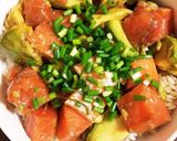 簡単☆サーモンとアボカドの漬け丼☆作り方2写真