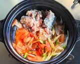 トック入り鯖缶豆富チゲ作り方3写真