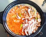 トック入り鯖缶豆富チゲ作り方4写真