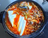 トック入り鯖缶豆富チゲ作り方6写真