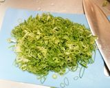 刻み和えて乗せるだけ！簡単☆ネギじゃこ丼作り方1写真