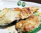 大満足！ナスとピーマンの肉詰め☆作り方7写真