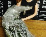 リカちゃん♡金時草ごま和え(ナッツ入り)作り方4写真