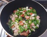 超簡単弁当おかず！ウインナーのチーズ炒め作り方2写真