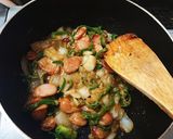 超簡単弁当おかず！ウインナーのチーズ炒め作り方4写真