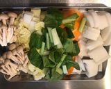 お野菜たっぷり　かき玉汁作り方1写真