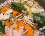 お野菜たっぷり　かき玉汁作り方2写真