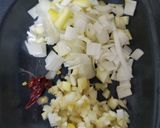 タコのペペロンチーノ揚げ玉入り作り方1写真