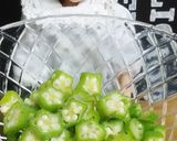 リカちゃん♡オクラ ナス 冬瓜で【だし】作り方3写真