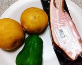 スモークベーコンと新じゃが炒め作り方1写真