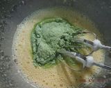 和風の抹茶小豆シフォンケーキ作り方5写真