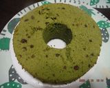 和風の抹茶小豆シフォンケーキ作り方11写真
