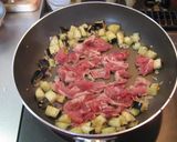 秋ナスと豚肉黒酢さっぱりドン作り方4写真