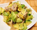 豚肉とアボカドのチリマヨ和え作り方5写真