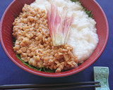 ５分で簡単山芋と納豆のとろねばスタミナ丼作り方3写真