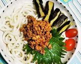 冷やしピリ辛肉みそうどん作り方5写真