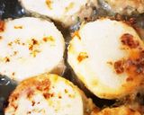 長芋の餃子の肉だね挟み焼き作り方5写真