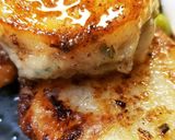 長芋の餃子の肉だね挟み焼き作り方6写真