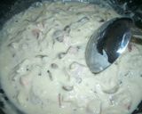 きのこたっぷりクリームパスタ作り方6写真