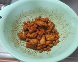 魚と大豆のケチャップがらめ/七尾市給食作り方8写真