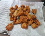 魚と大豆のケチャップがらめ/七尾市給食作り方6写真