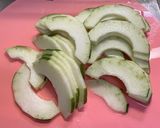 瓜と小松菜の味噌汁作り方3写真