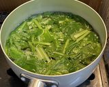 瓜と小松菜の味噌汁作り方5写真