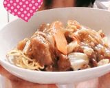 1週缶チャレンジ5日目・あんかけ焼きそば作り方8写真