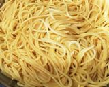 なすびと鶏肉風味のトマトパスタ！作り方1写真