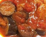 なすびと鶏肉風味のトマトパスタ！作り方2写真
