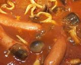 なすびと鶏肉風味のトマトパスタ！作り方3写真