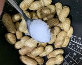 炊飯器で炊く生落花生作り方3写真