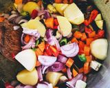 ハスノ実さんの夏野菜あるものスープ作り方1写真