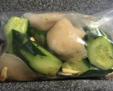 簡単！冷凍餃子ときゅうりの餃子のたれ漬け作り方7写真