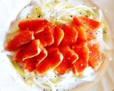燻香の芳しいオイルでカルパッチョ作り方12写真