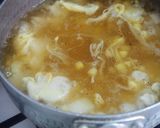 シャキシャキ長芋♪コーンの卵スープ♪作り方4写真