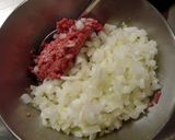 簡単♪パプリカ★チーズハンバーグ詰め作り方3写真