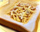 新！目玉焼きトースト（ツナ入り^_^）作り方1写真