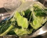 袋で簡単！たたききゅうりの酢醤油マリネ作り方2写真