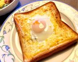 新！目玉焼きトースト（ツナ入り^_^）作り方4写真