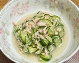 ツナ缶とキュウリのらっきょう酢和え作り方3写真