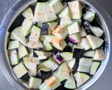 茄子と肉味噌ボロネーゼ作り方1写真