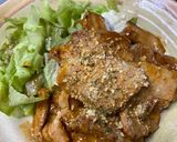 賄い♪厚切り豚バラ肉のA1チーズソース作り方4写真
