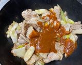 賄い♪厚切り豚バラ肉のA1チーズソース作り方2写真