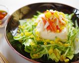 冷やしたぬきの豆腐サラダ作り方4写真