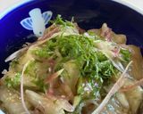 電子レンジで白ナストロトロ　ミョウガ和え作り方8写真