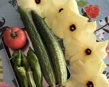 花オクラとシソの穂の天ぷら作り方6写真