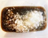 すりおろし玉葱と茄子の揚げ浸し　作り置き作り方4写真