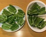 ピーマンの肉詰め！作り方1写真
