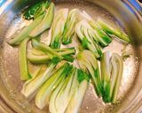 時短☆豆苗とチンゲン菜の青菜炒め作り方4写真